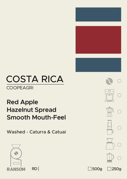 Single Origin- Costa Rica Coopeagri- Espresso Roast