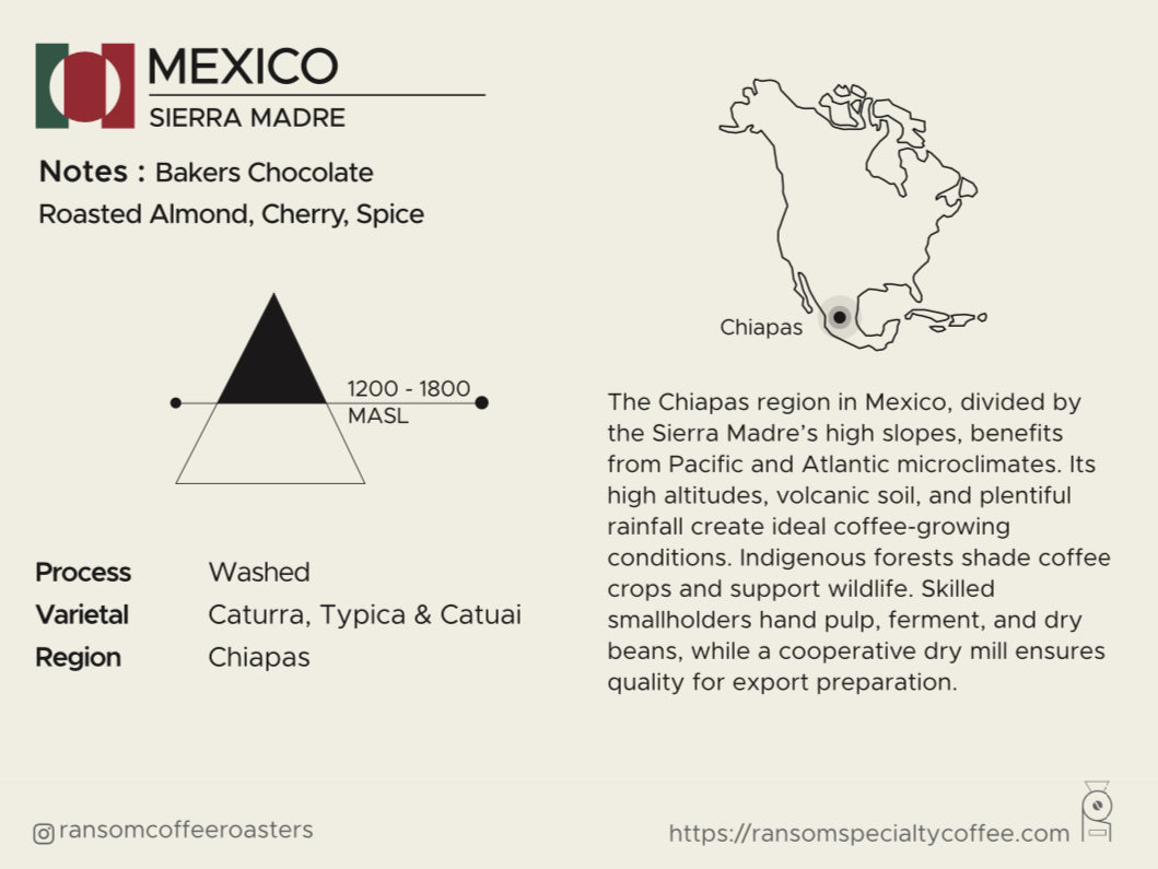 Single Origin- Mexico Sierra Madre- Espresso Roast